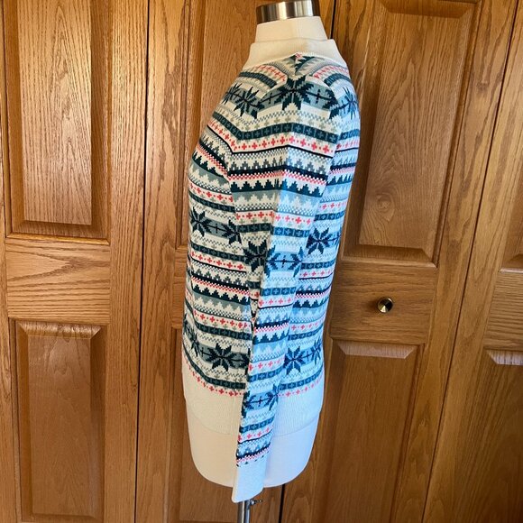 TALBOTS - Fair Isle Mockneck Pullover -- NEW with Tag - Picture 4 of 12